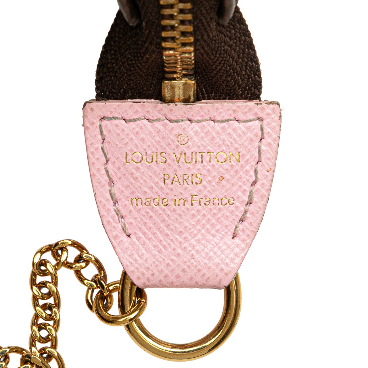 Louis Vuitton Monogram Vivienne Christmas Animation Japanese Garden Mini Pochette Accessoires Bruin