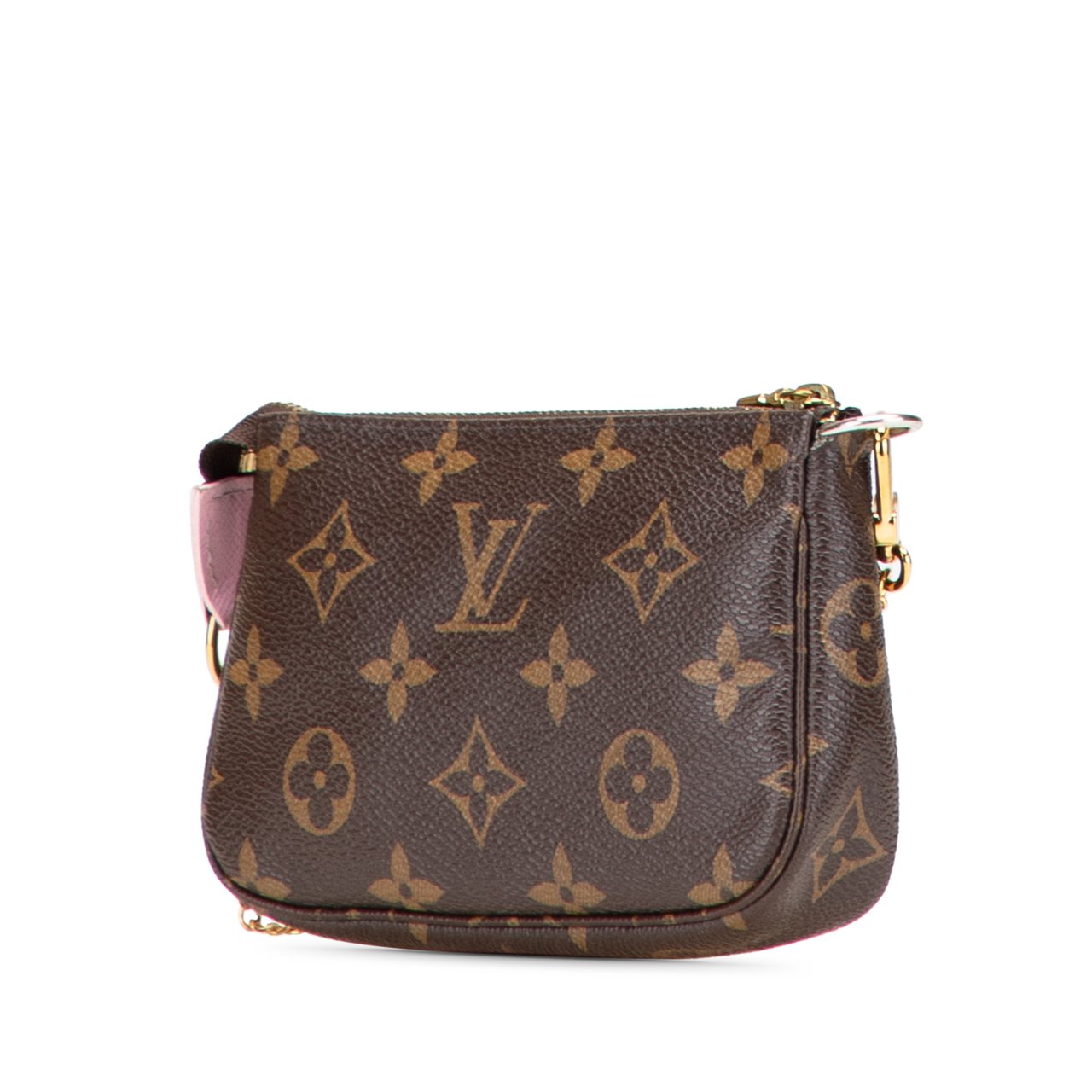 Louis Vuitton Monogram Vivienne Christmas Animation Japanese Garden Mini Pochette Accessoires Bruin