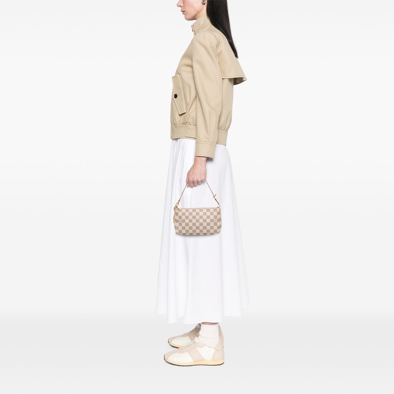 Louis Vuitton Damier Azur Pochette Accessoires Wit