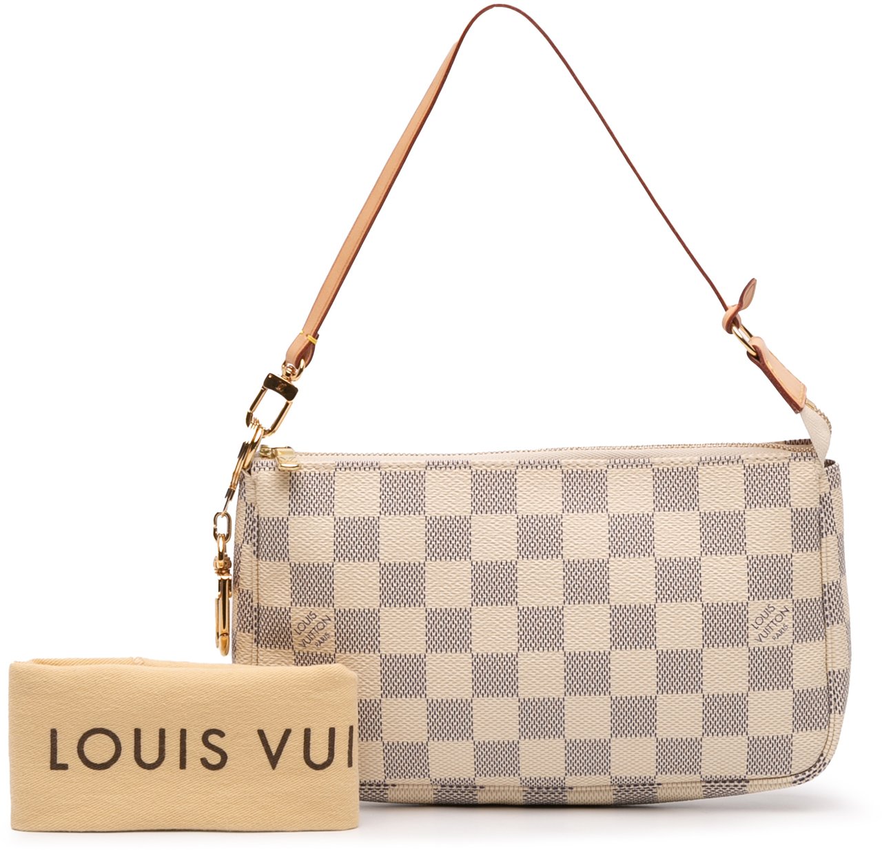 Louis Vuitton Damier Azur Pochette Accessoires Wit