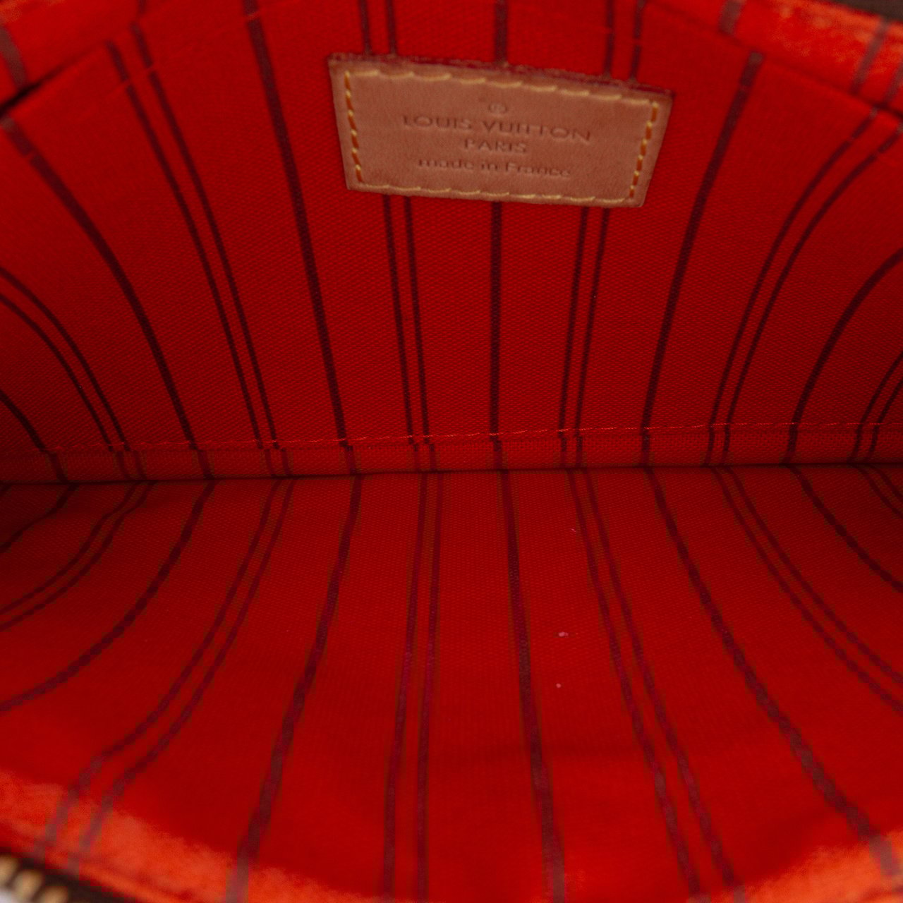 Louis Vuitton Monogram Neverfull Pouch Bruin