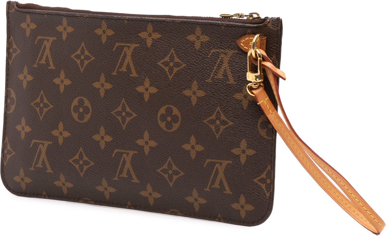Louis Vuitton Monogram Neverfull Pouch Bruin