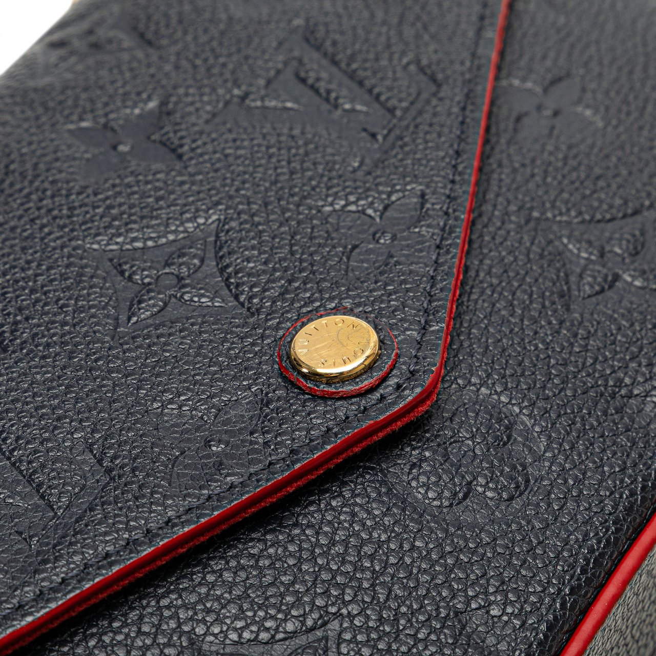Louis Vuitton Monogram Empreinte Pochette Felicie Blauw