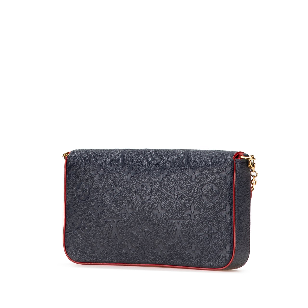 Louis Vuitton Monogram Empreinte Pochette Felicie Blauw