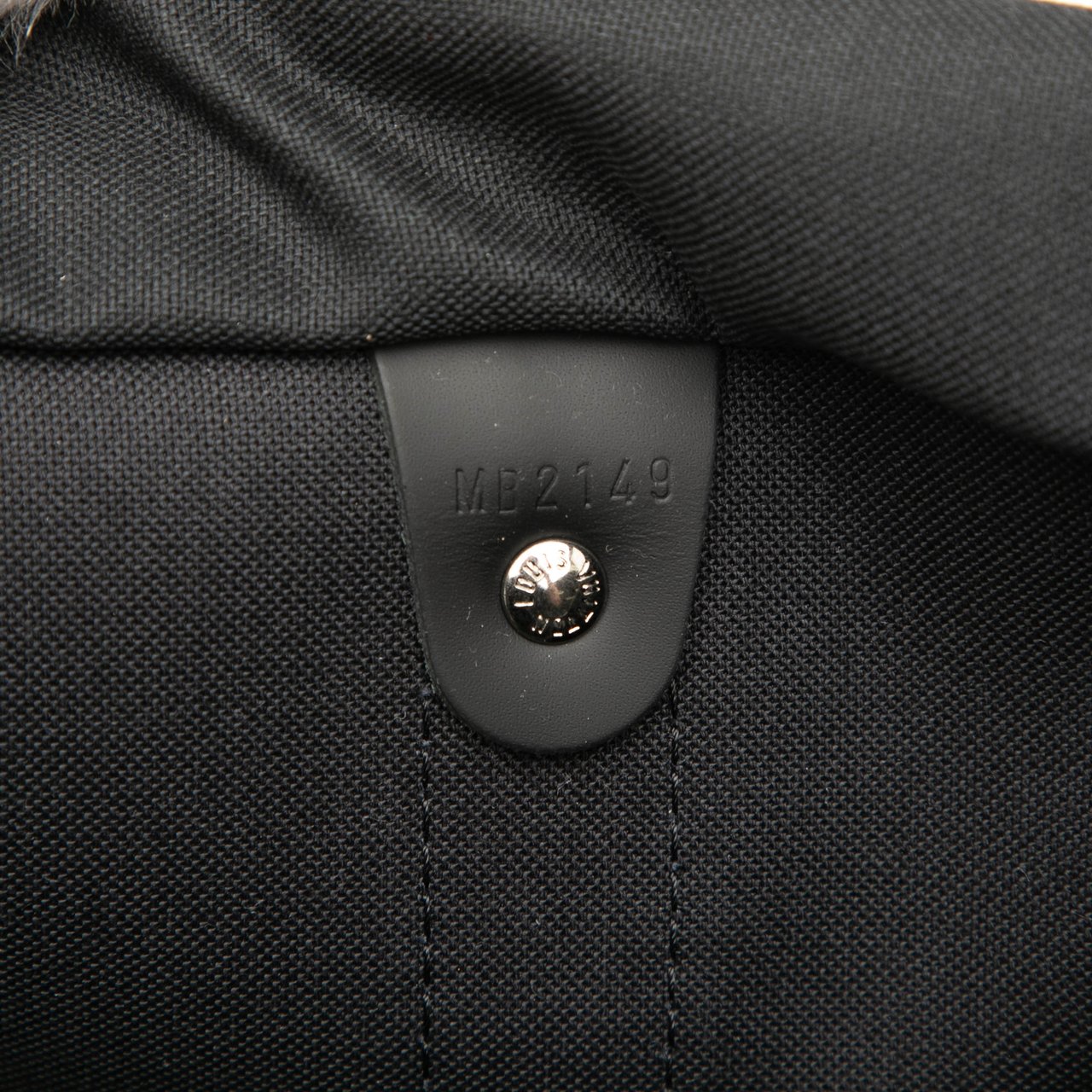 Louis Vuitton Monogram Eclipse Keepall Bandouliere 55 Zwart