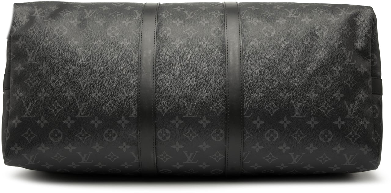 Louis Vuitton Monogram Eclipse Keepall Bandouliere 55 Zwart