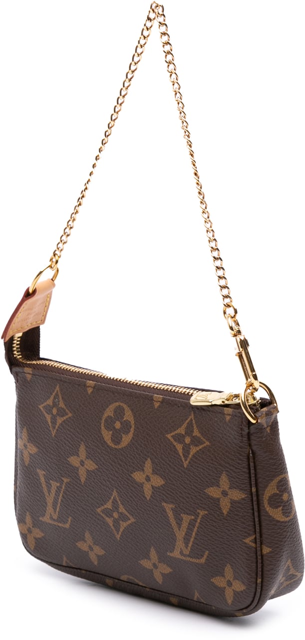 Louis Vuitton Monogram Mini Pochette Accessoires Bruin