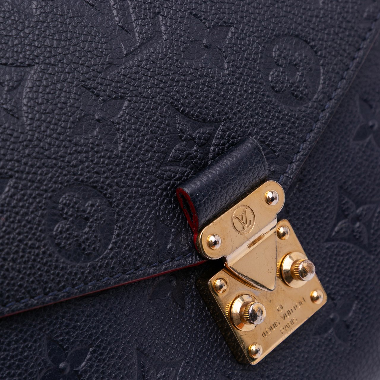 Louis Vuitton Monogram Empreinte Pochette Metis Blauw