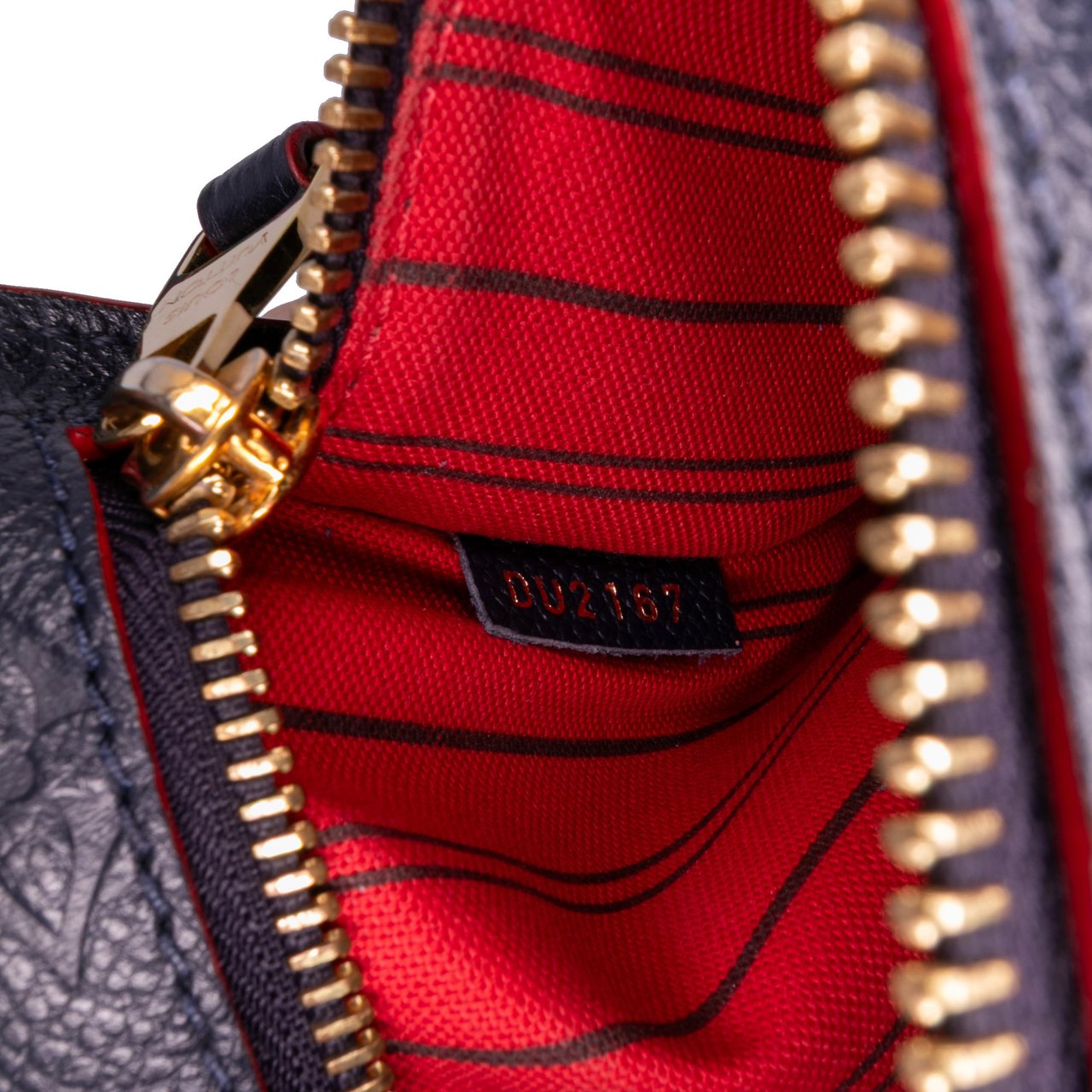 Louis Vuitton Monogram Empreinte Pochette Metis Blauw