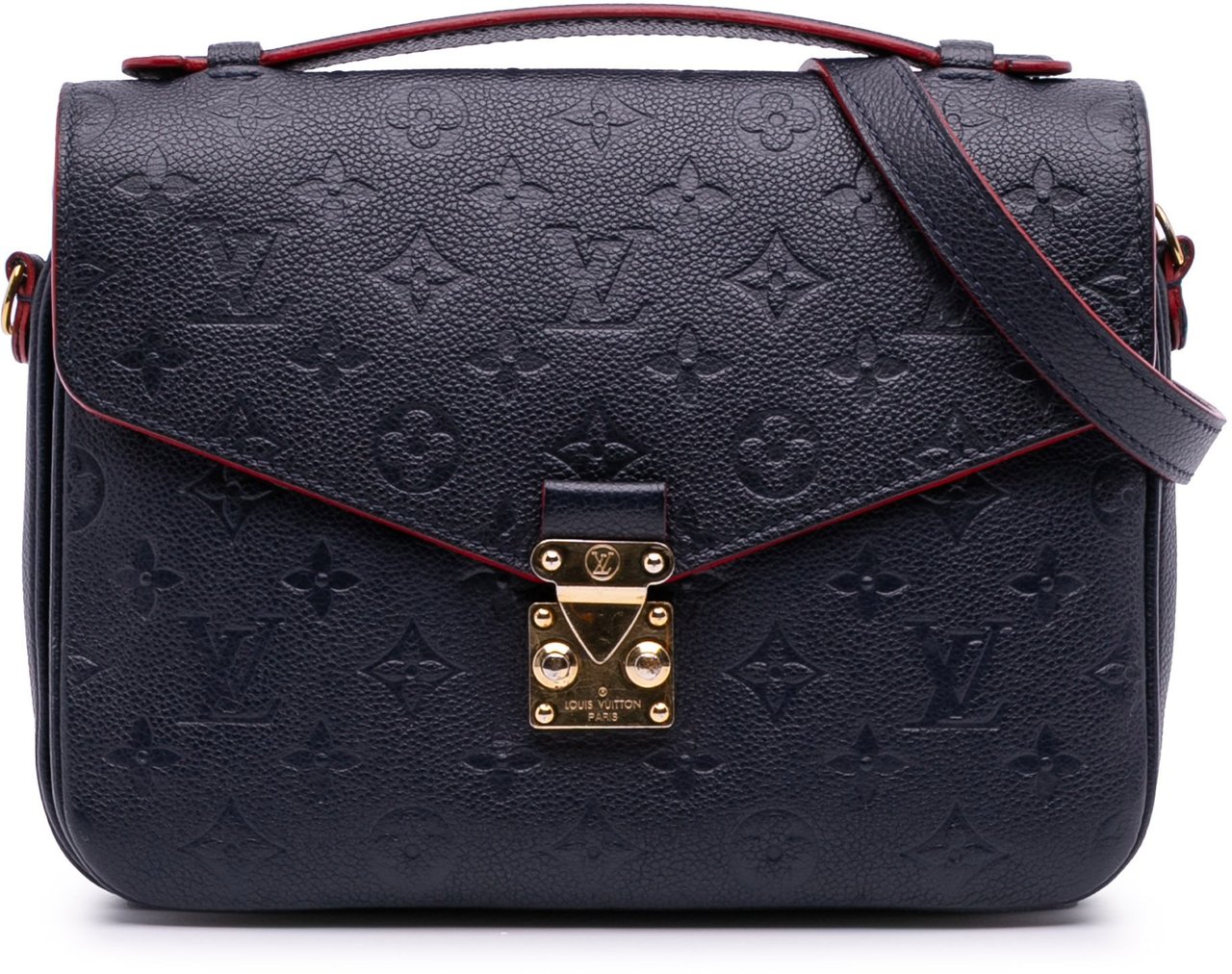 Louis Vuitton Monogram Empreinte Pochette Metis Blauw