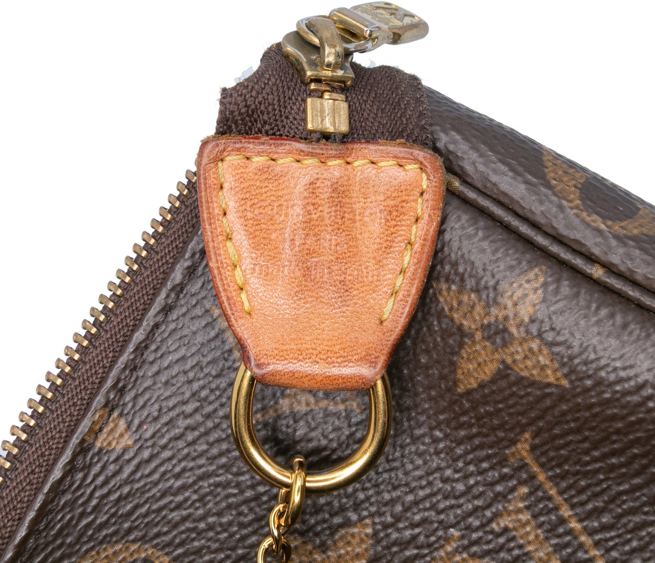 Louis Vuitton Monogram Mini Pochette Accessoires Bruin