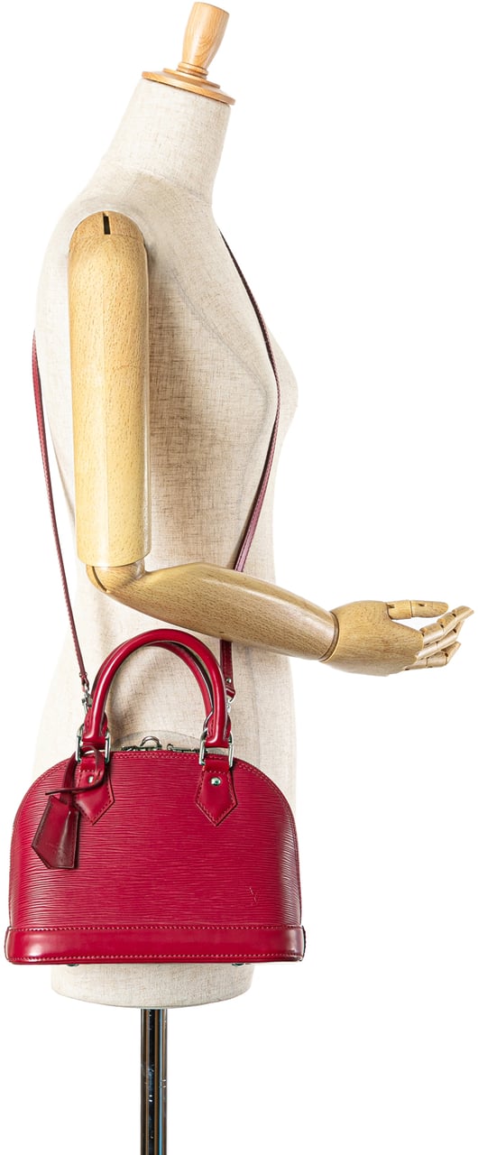 Louis Vuitton Epi Alma BB Rood