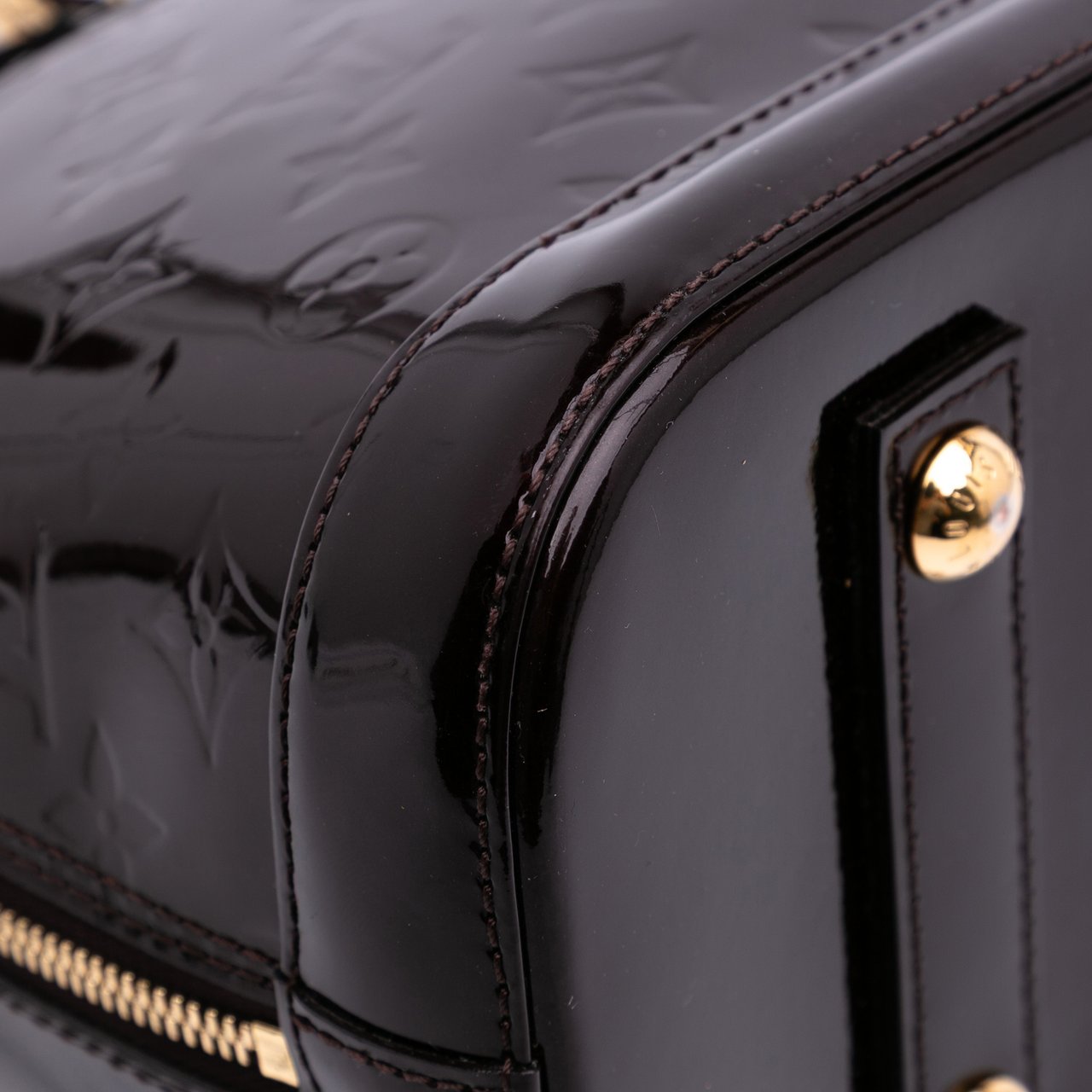 Louis Vuitton Monogram Vernis Alma PM Paars