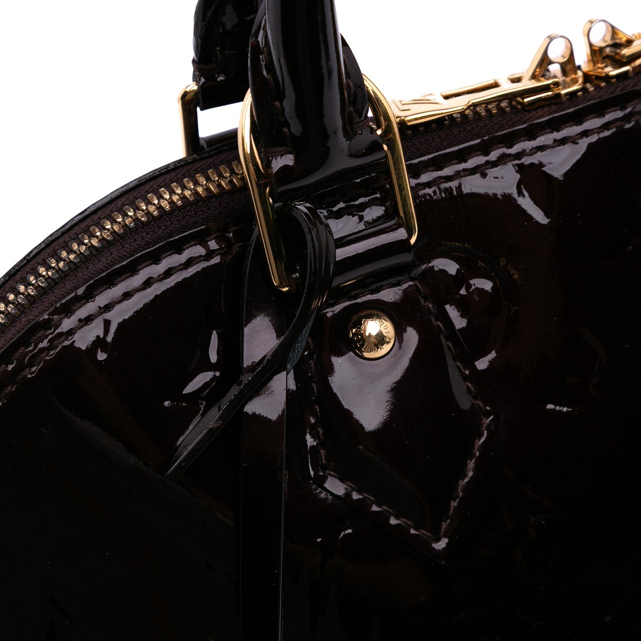 Louis Vuitton Monogram Vernis Alma PM Paars