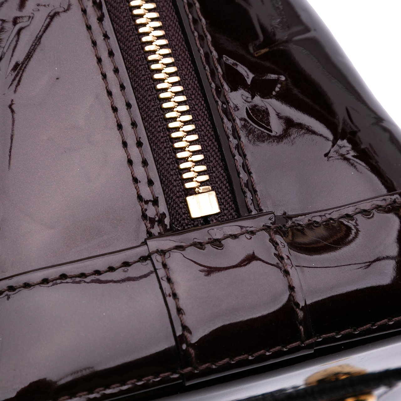 Louis Vuitton Monogram Vernis Alma PM Paars