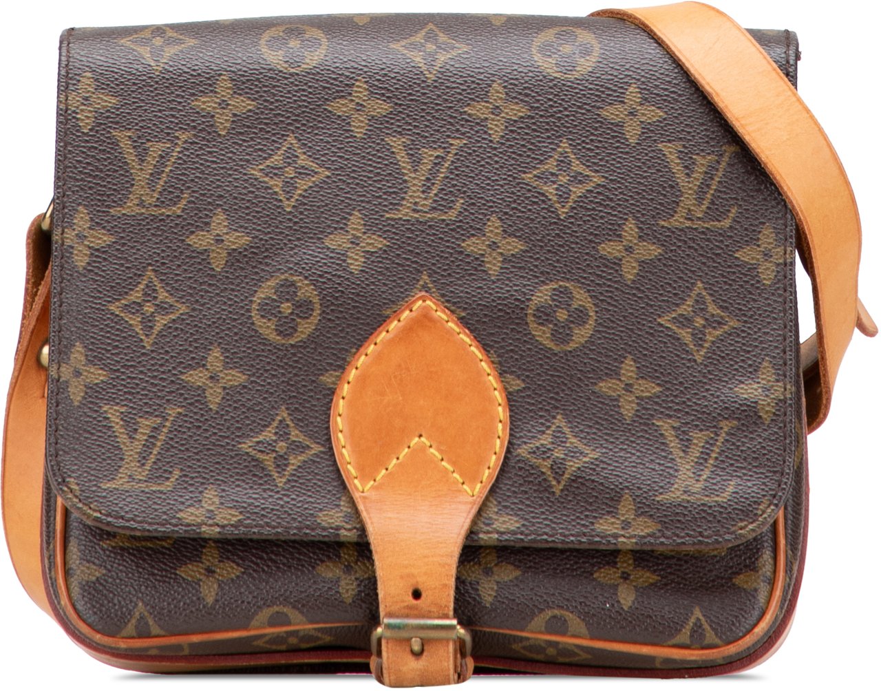 Louis Vuitton Monogram Cartouchiere MM Bruin