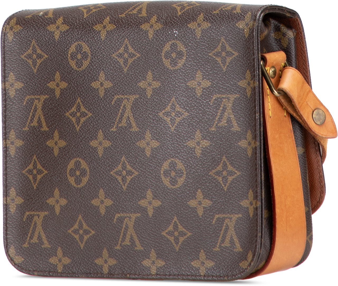 Louis Vuitton Monogram Cartouchiere MM Bruin