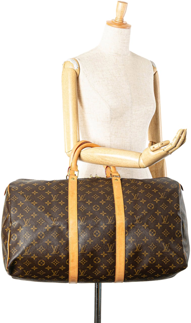 Louis Vuitton Monogram Keepall 50 Bruin