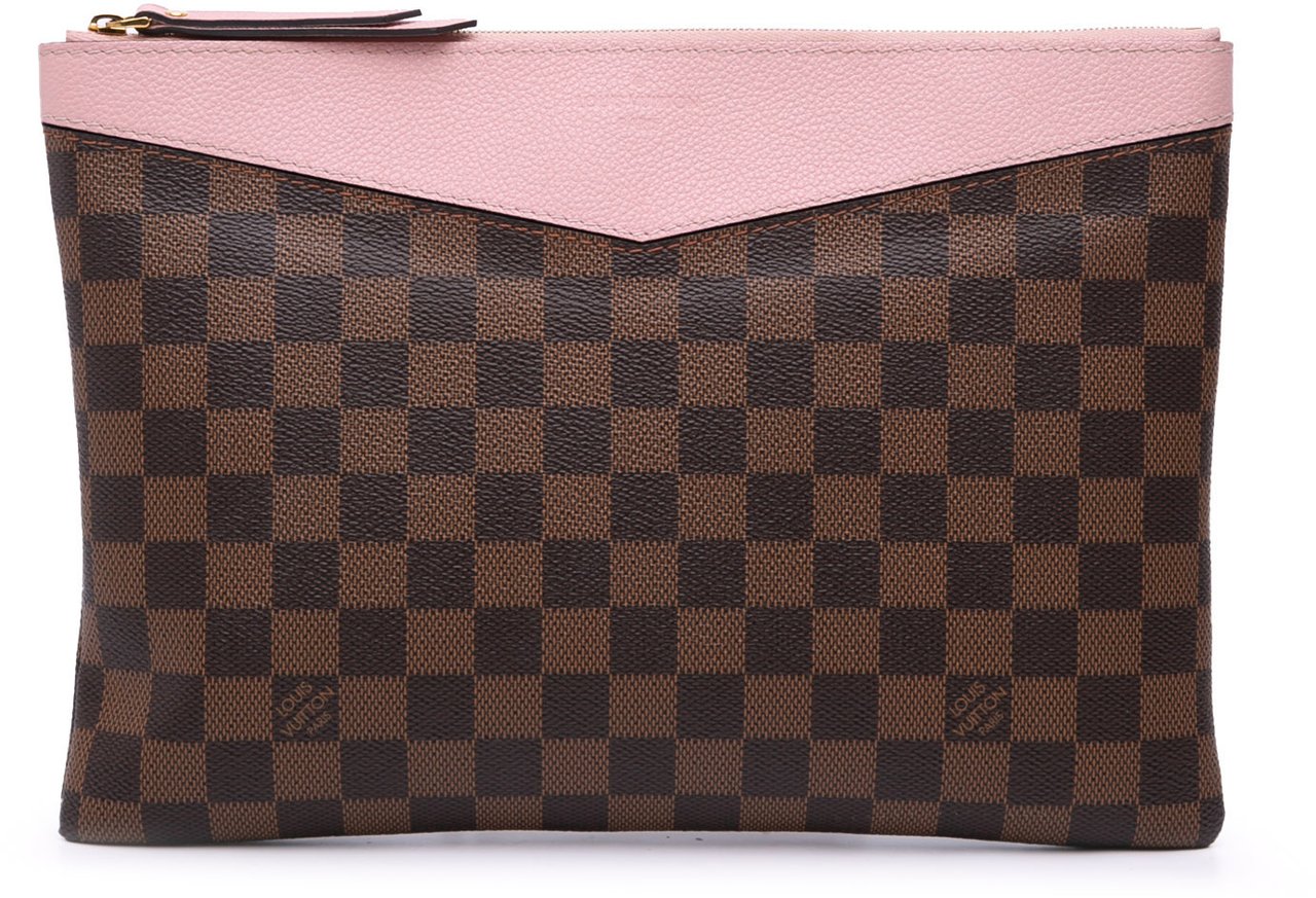 Louis Vuitton Damier Ebene Daily Pouch Bruin