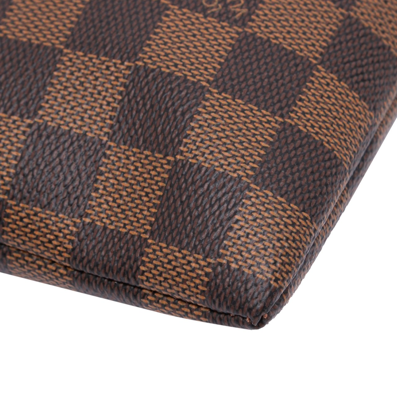 Louis Vuitton Damier Ebene Daily Pouch Bruin