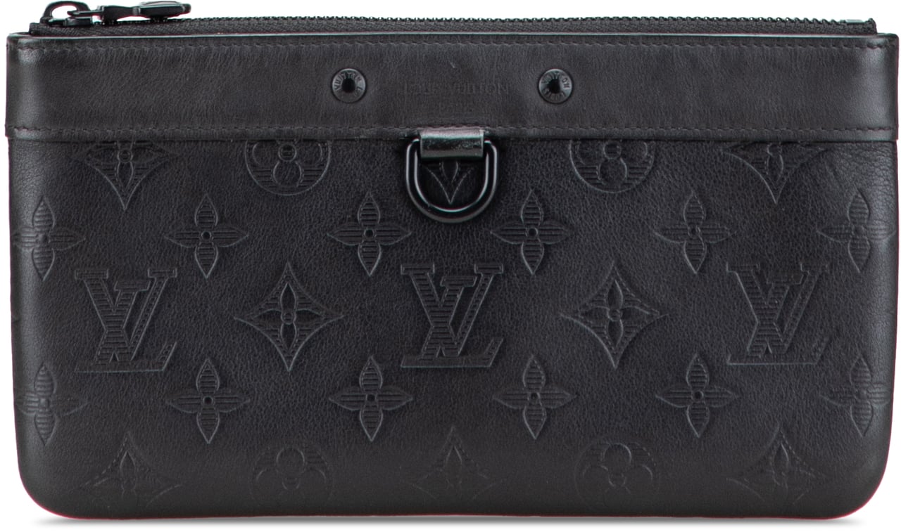 Louis Vuitton Monogram Shadow Pochette Discovery PM Zwart