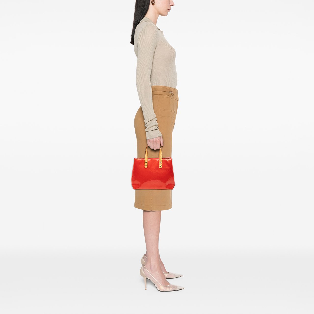 Louis Vuitton Monogram Vernis Reade PM Rood