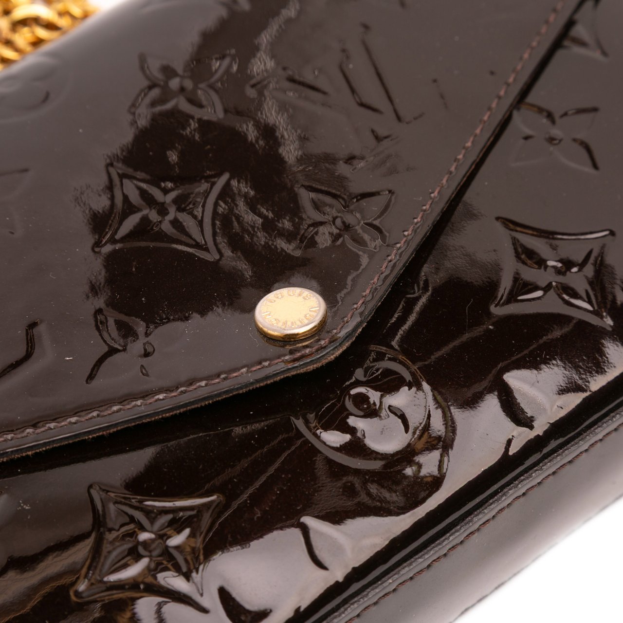 Louis Vuitton Monogram Vernis Pochette Felicie Paars