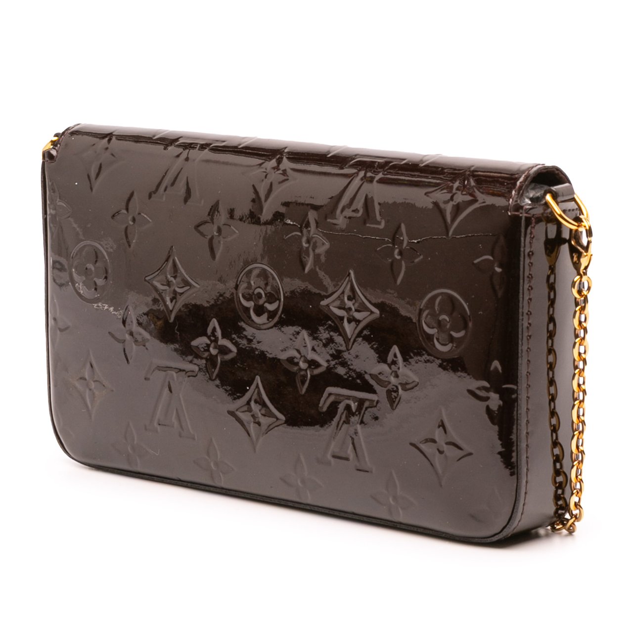 Louis Vuitton Monogram Vernis Pochette Felicie Paars