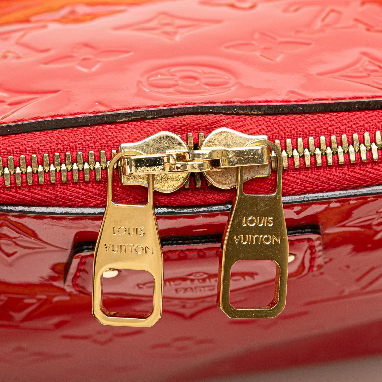 Louis Vuitton Monogram Vernis Montebello PM Rood