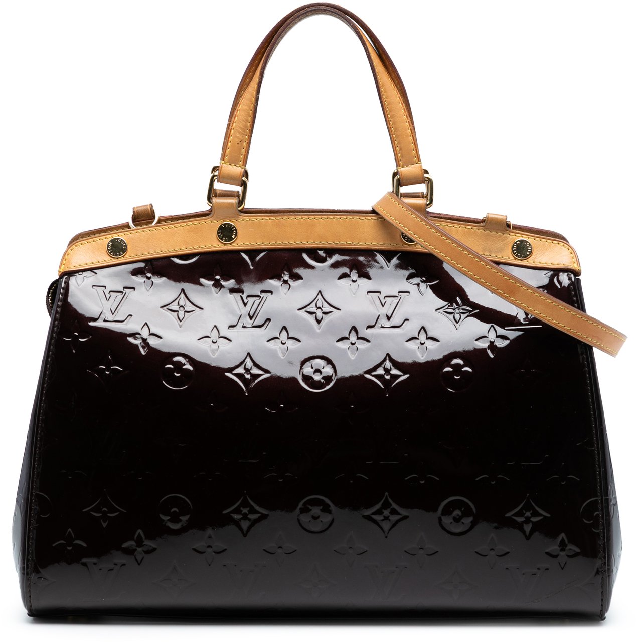 Louis Vuitton Monogram Vernis Brea PM Paars