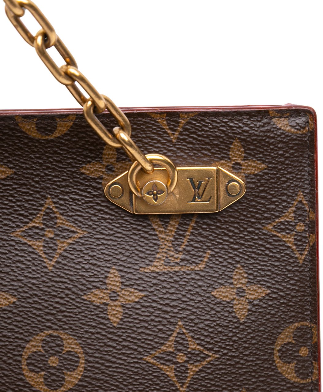 Louis Vuitton Monogram Legacy Chain Clutch Bruin