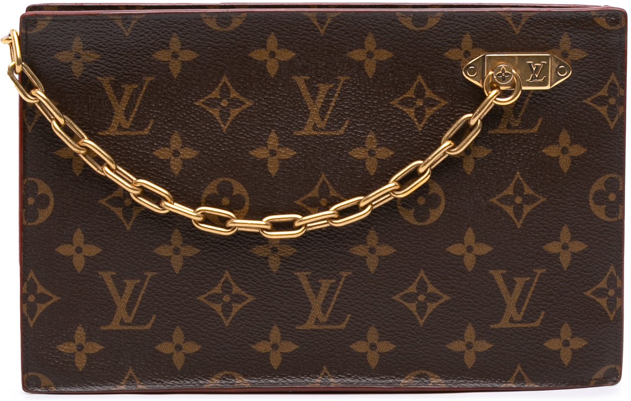Louis Vuitton Monogram Legacy Chain Clutch Bruin