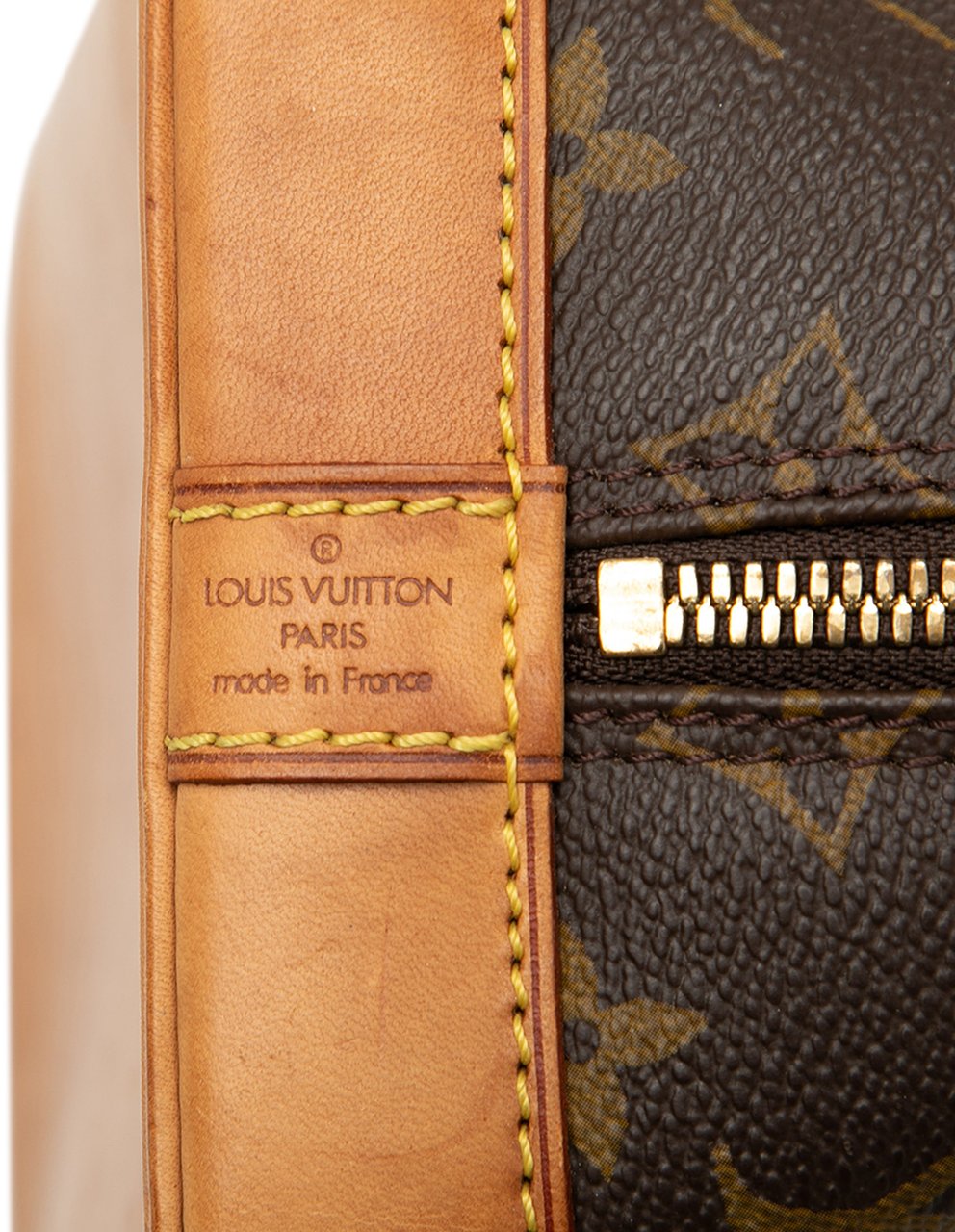 Louis Vuitton Monogram Alma PM Bruin
