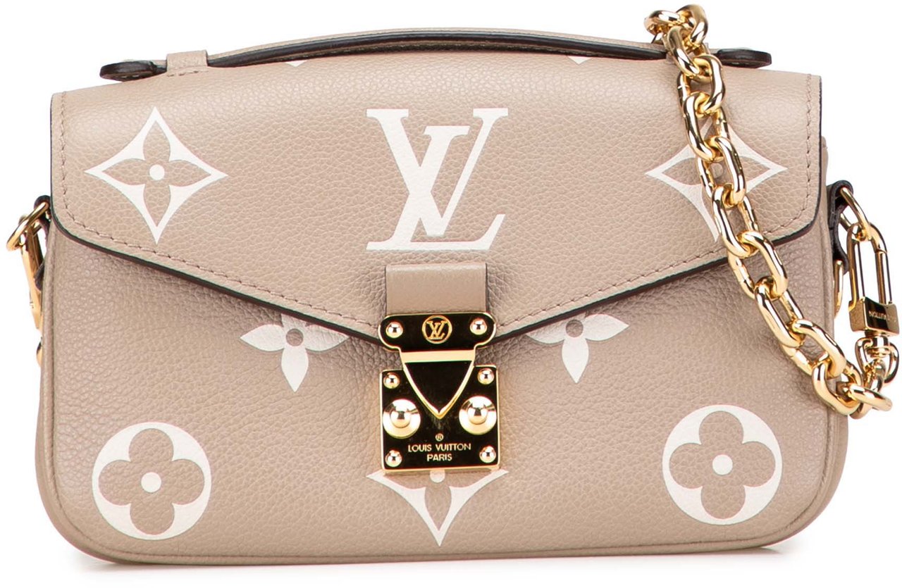 Louis Vuitton Monogram Empreinte Pochette Metis East West Bruin