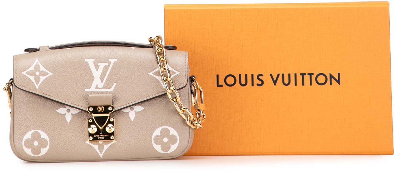 Louis Vuitton Monogram Empreinte Pochette Metis East West Bruin