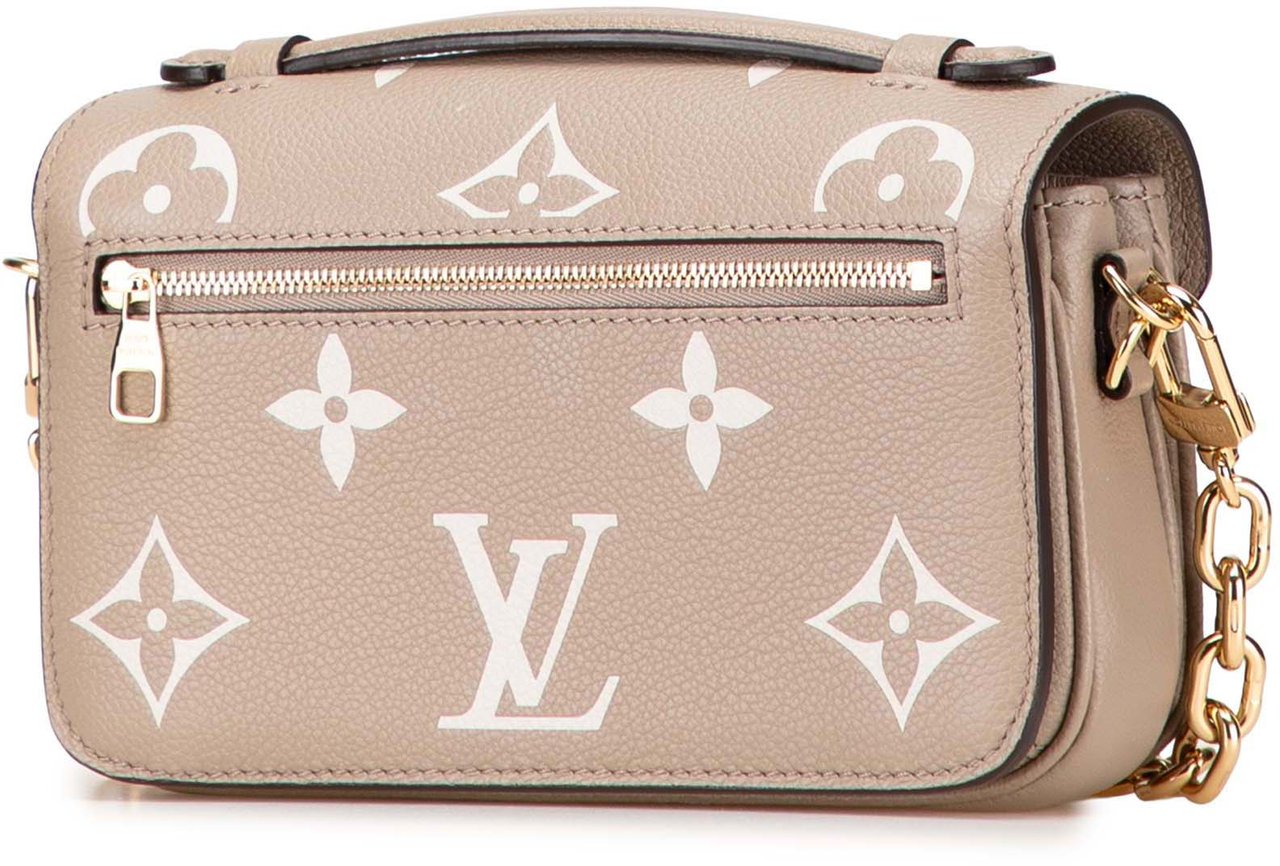 Louis Vuitton Monogram Empreinte Pochette Metis East West Bruin