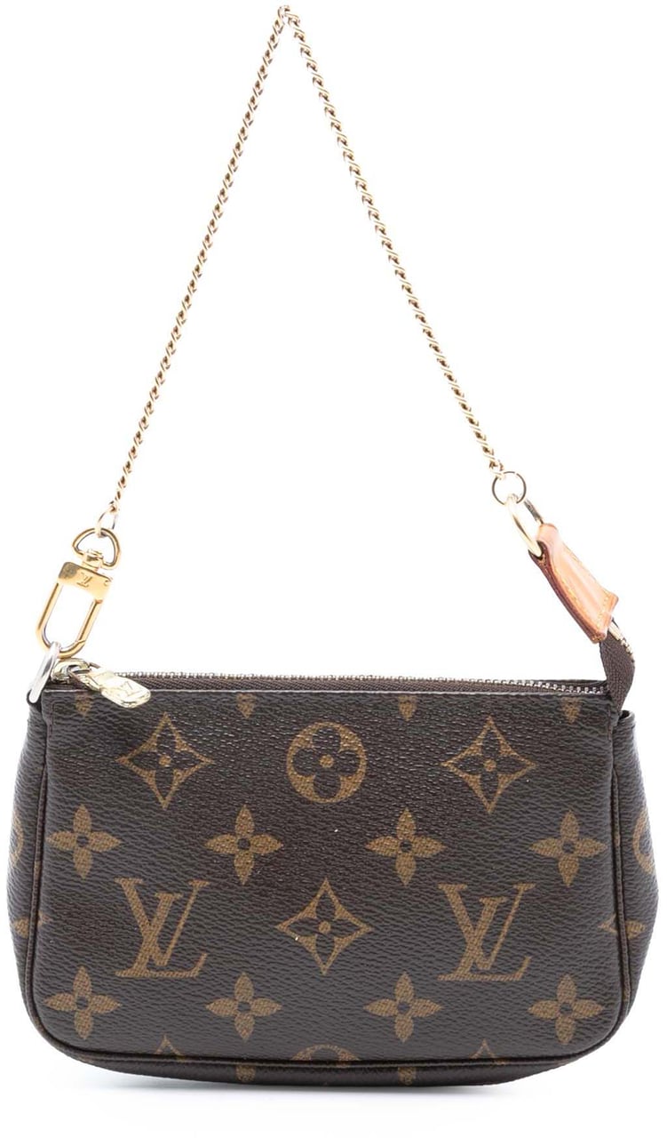 Louis Vuitton Monogram Mini Pochette Accessoires Bruin