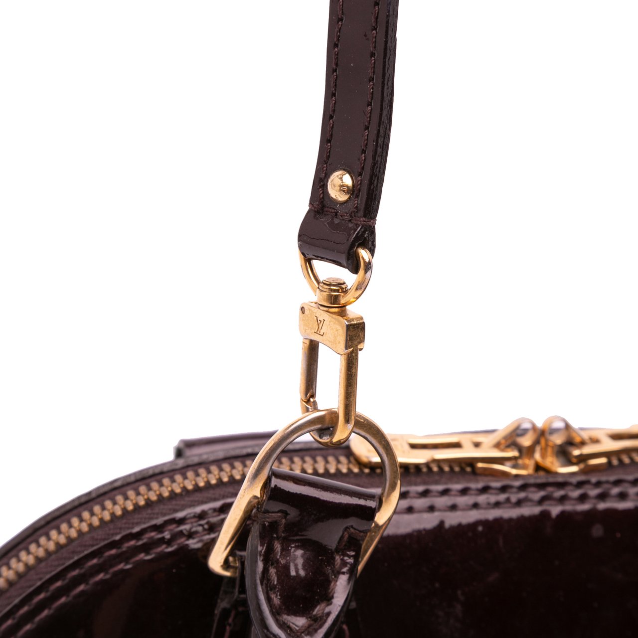 Louis Vuitton Monogram Vernis Flower Alma BB Paars