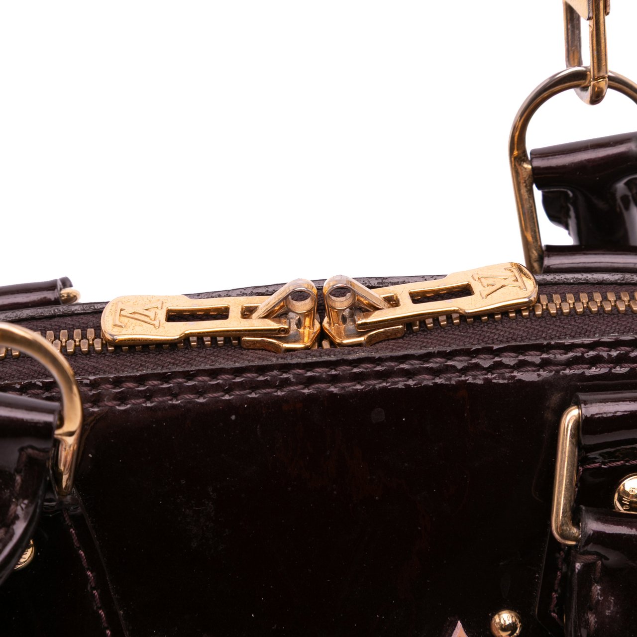 Louis Vuitton Monogram Vernis Flower Alma BB Paars