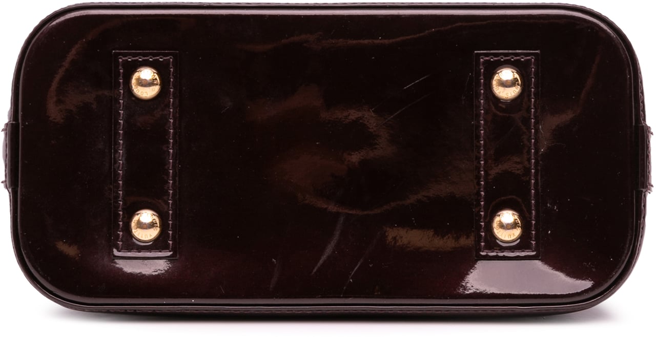 Louis Vuitton Monogram Vernis Flower Alma BB Paars