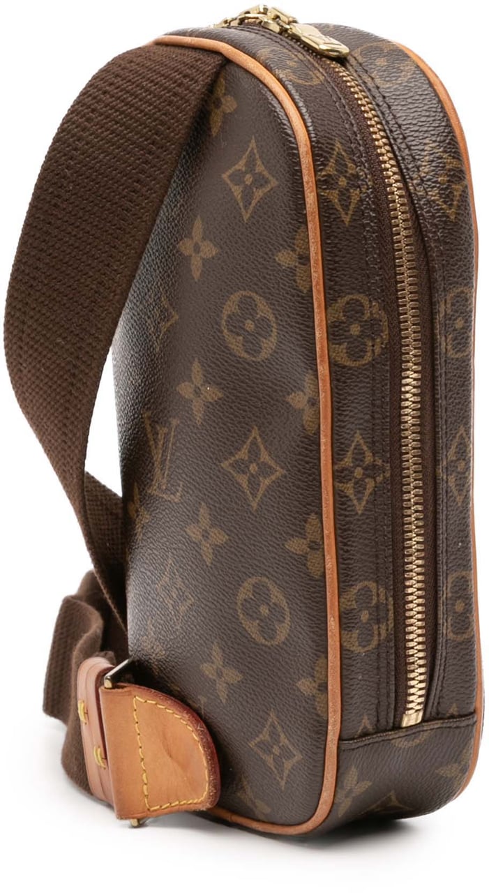 Louis Vuitton Monogram Pochette Gange Bruin