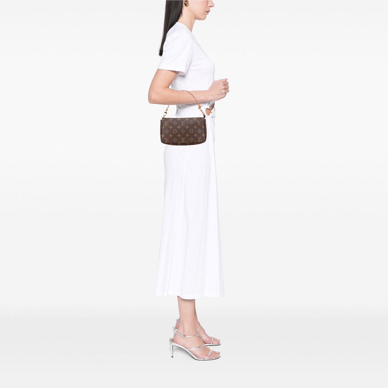 Louis Vuitton Monogram Pochette Accessoires Bruin