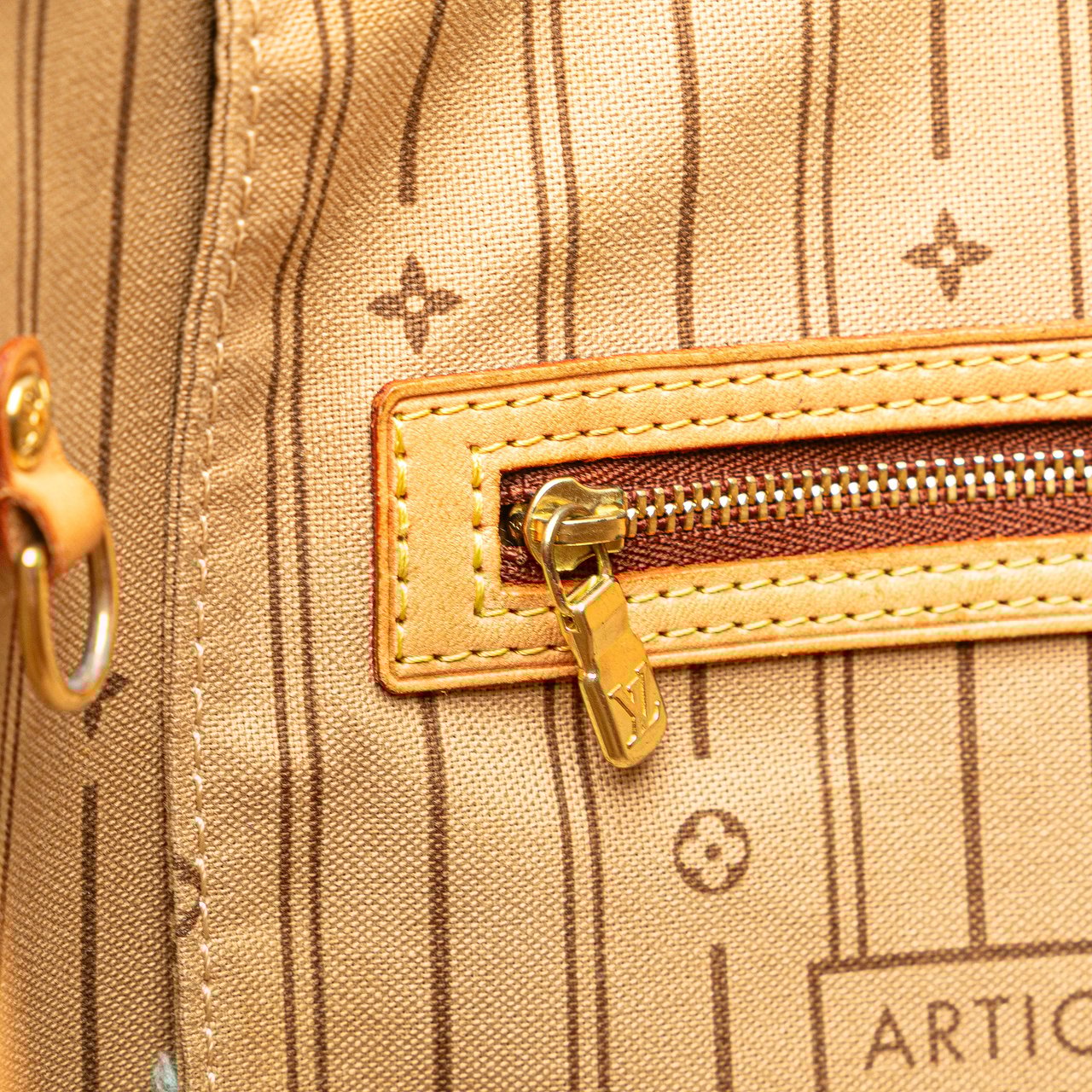 Louis Vuitton Monogram Neverfull MM Bruin