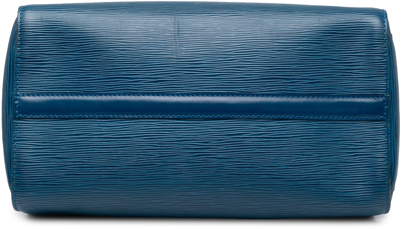 Louis Vuitton Epi Speedy 30 Blauw