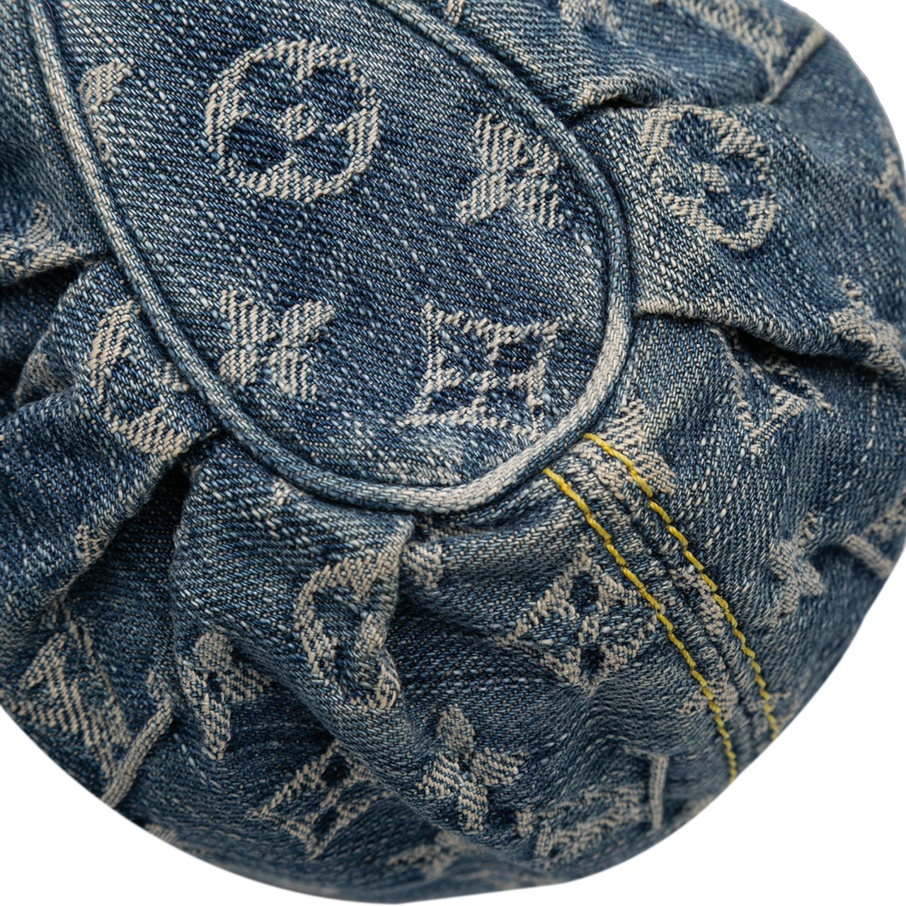 Louis Vuitton Monogram Denim Pleaty Blauw