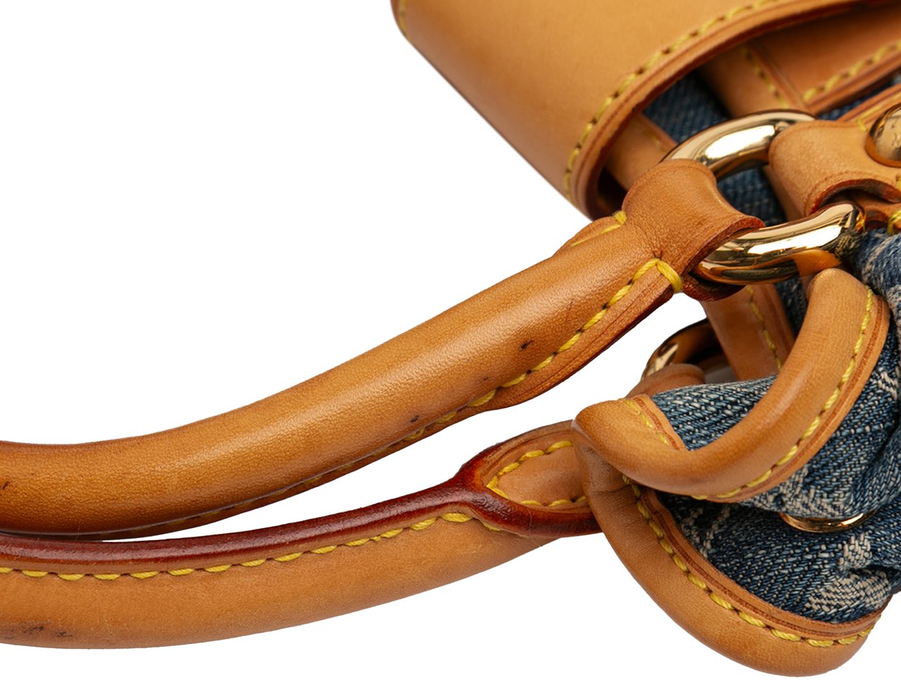 Louis Vuitton Monogram Denim Pleaty Blauw