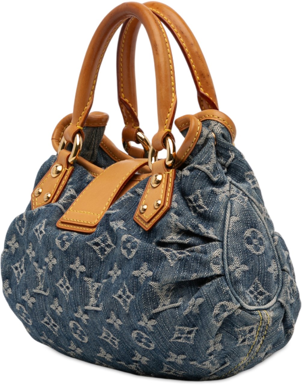 Louis Vuitton Monogram Denim Pleaty Blauw