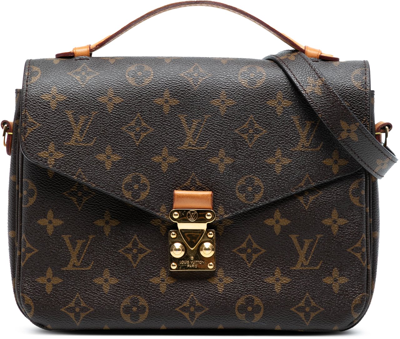 Louis Vuitton Monogram Pochette Metis Bruin
