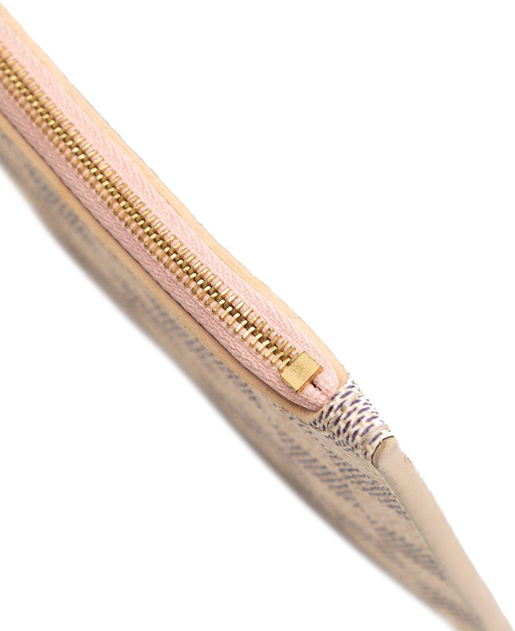 Louis Vuitton Damier Azur Neverfull MM Pouch Wit