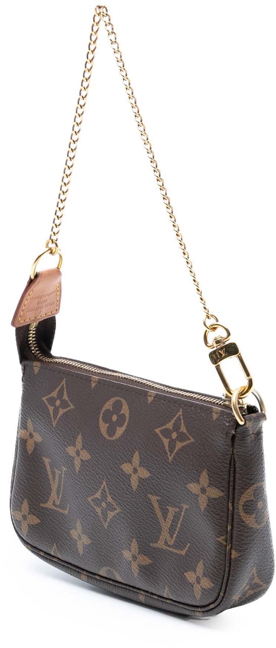Louis Vuitton Monogram Mini Pochette Accessoires Bruin